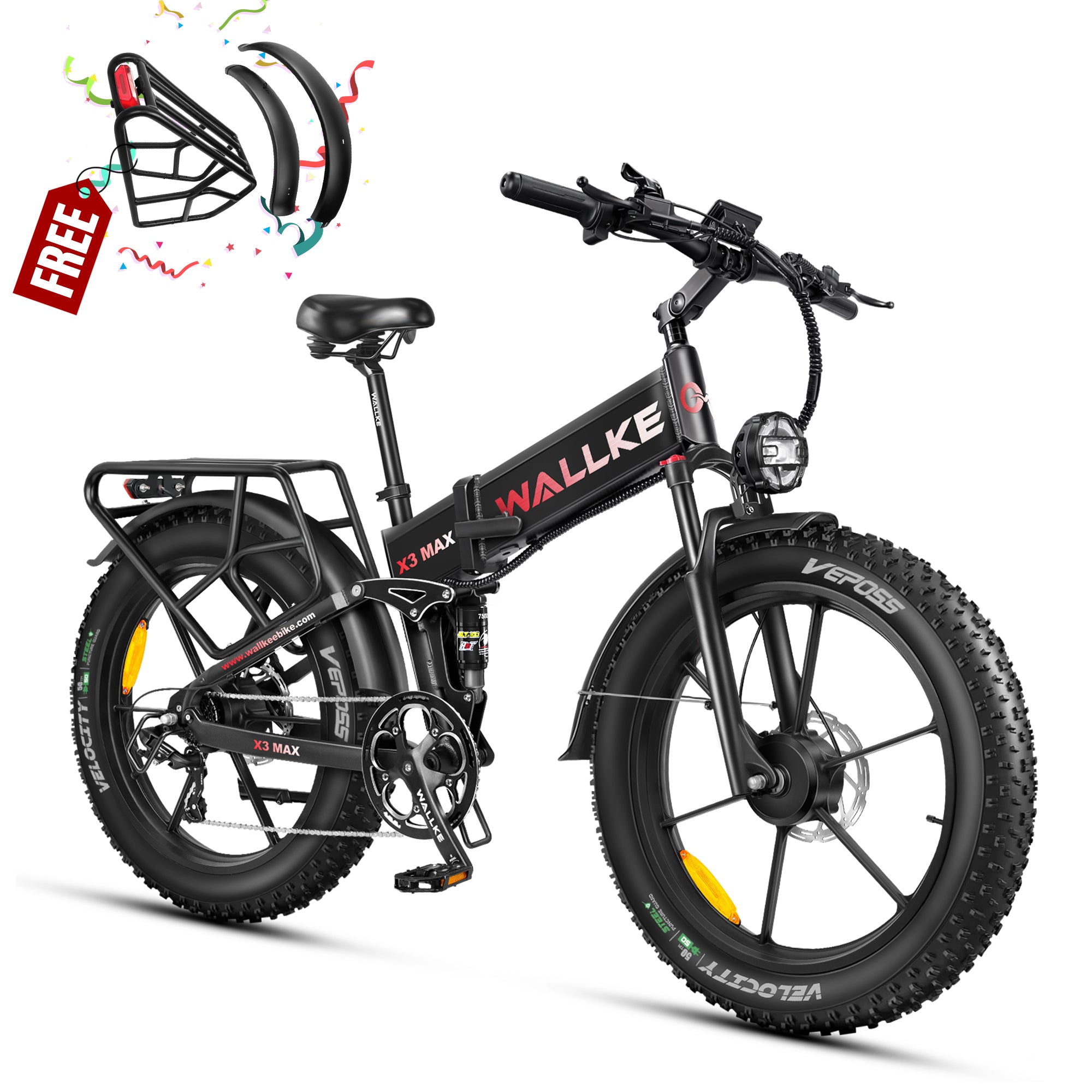 Wallke X3 Max Folding Electric Bike(Canada only)