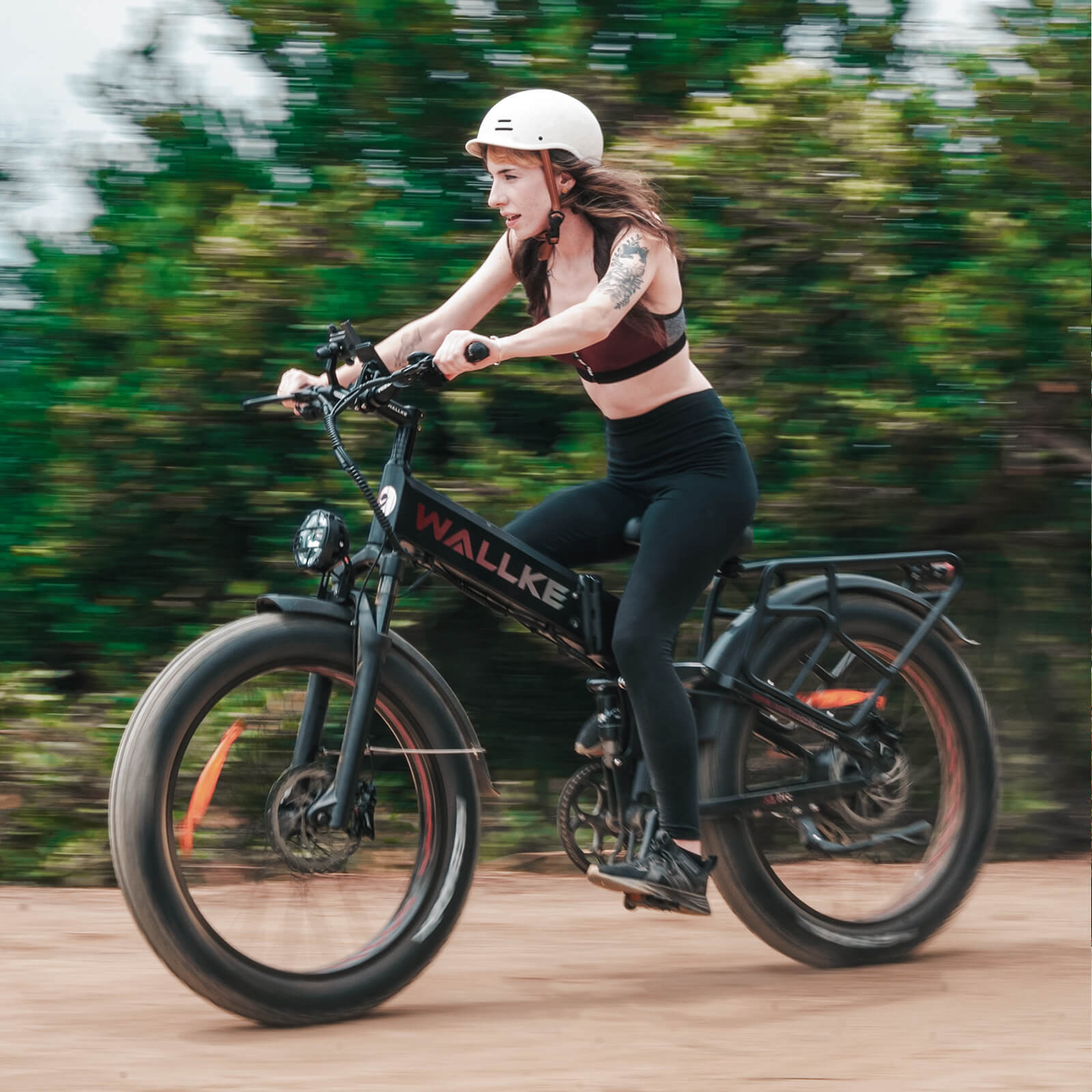 Wallke X3 Pro uses a removable 20Ah Samsung lithium-ion battery, which is quiet, powerful, and quick to accelerate. Can solve all kinds of mountain problems encountered along the way