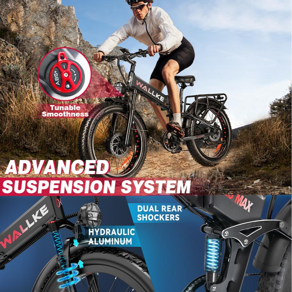 2025 Wallke X3 Max Folding 2800W Electric Bike