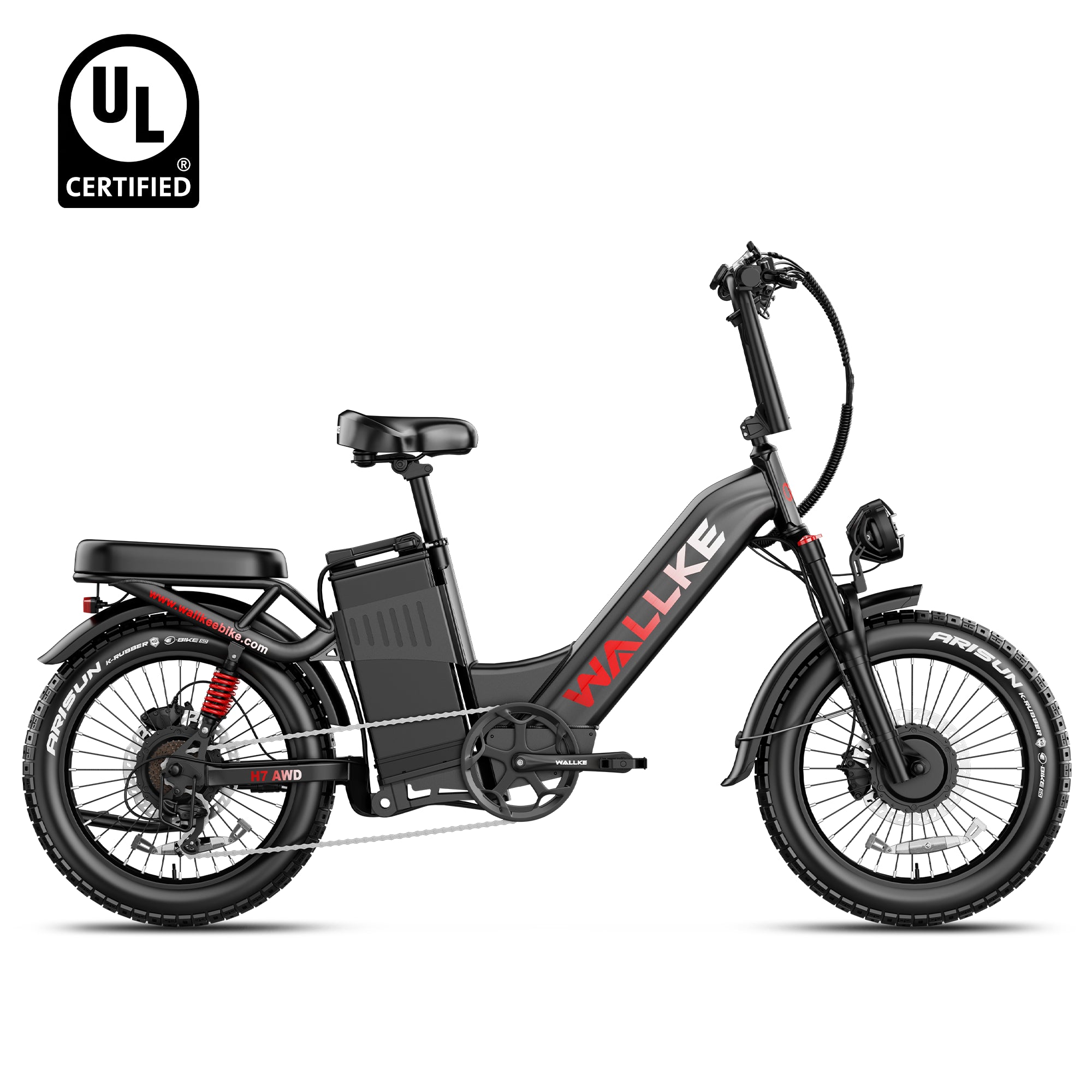 2026 Wallke H7 AWD Step-Thru | 3200W Ebike 40Ah Battery