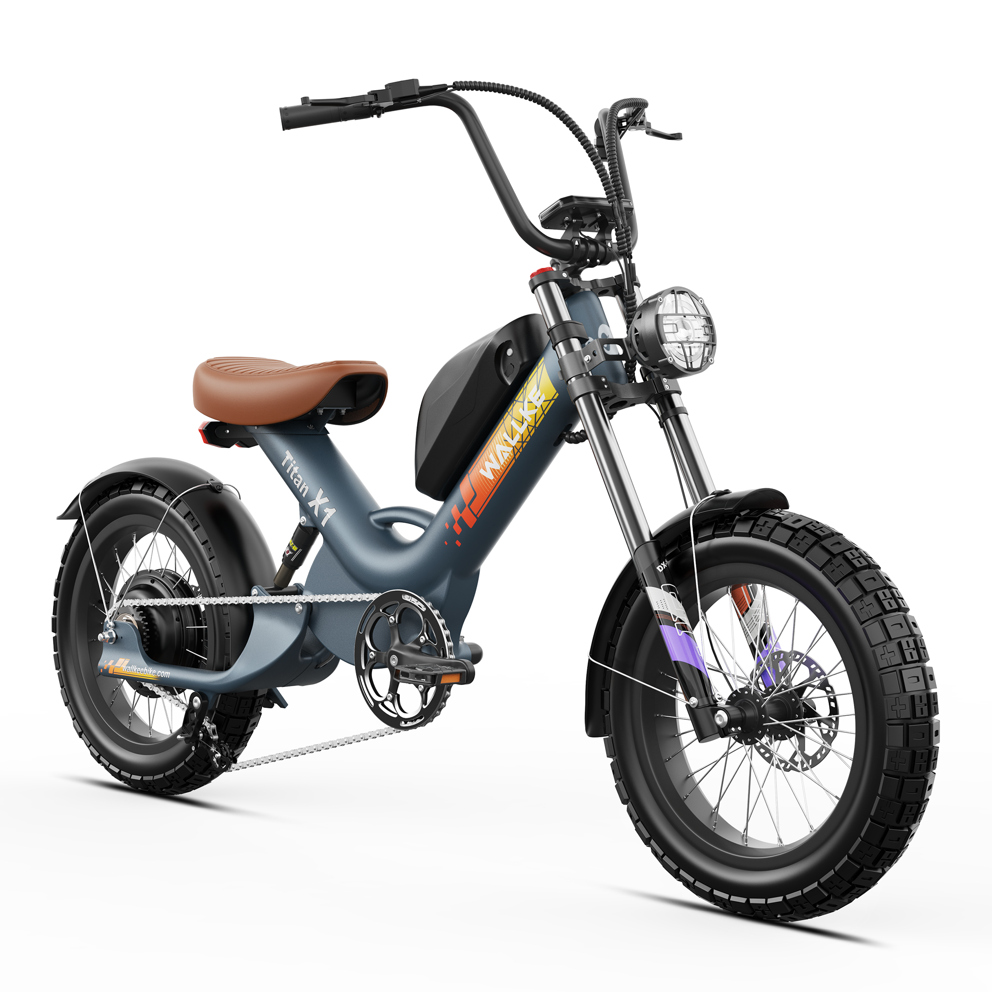 WALLKE Titan X1 Carbon Fiber Frame | 3800W Cruiser Ebike