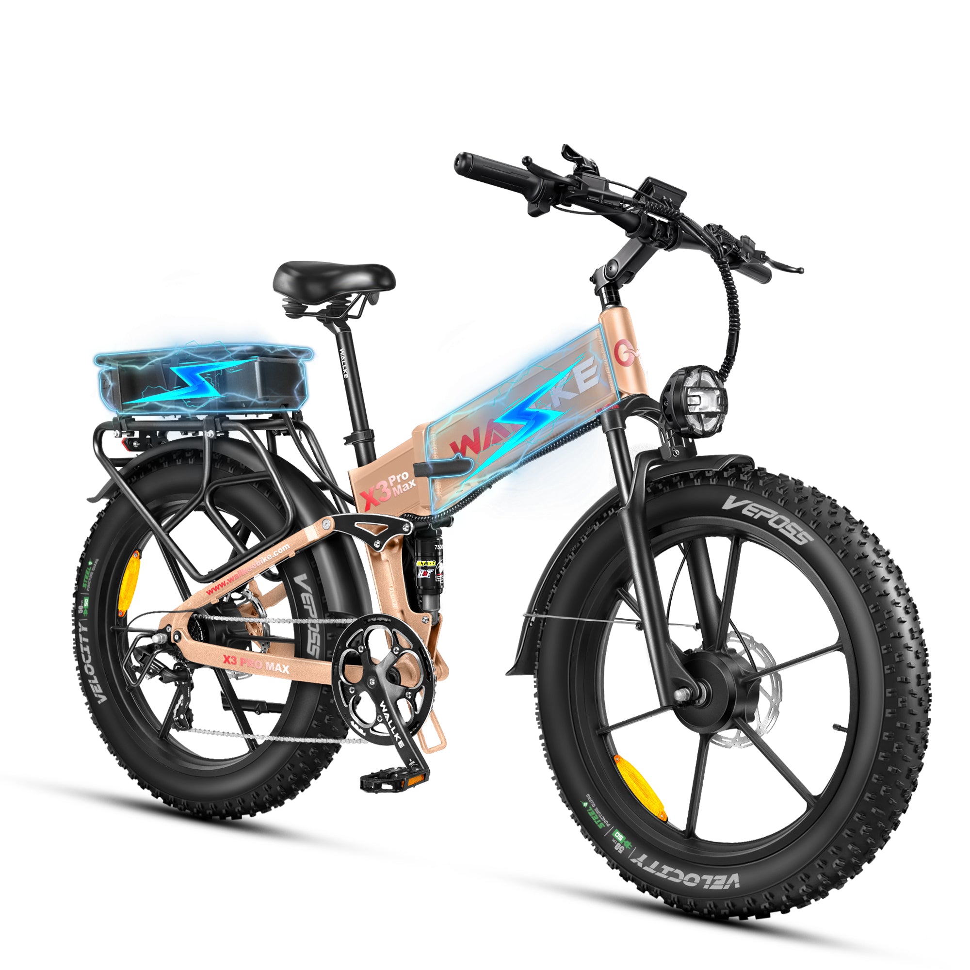 2025 Wallke X3 Series | 2800W Folding Ebike
