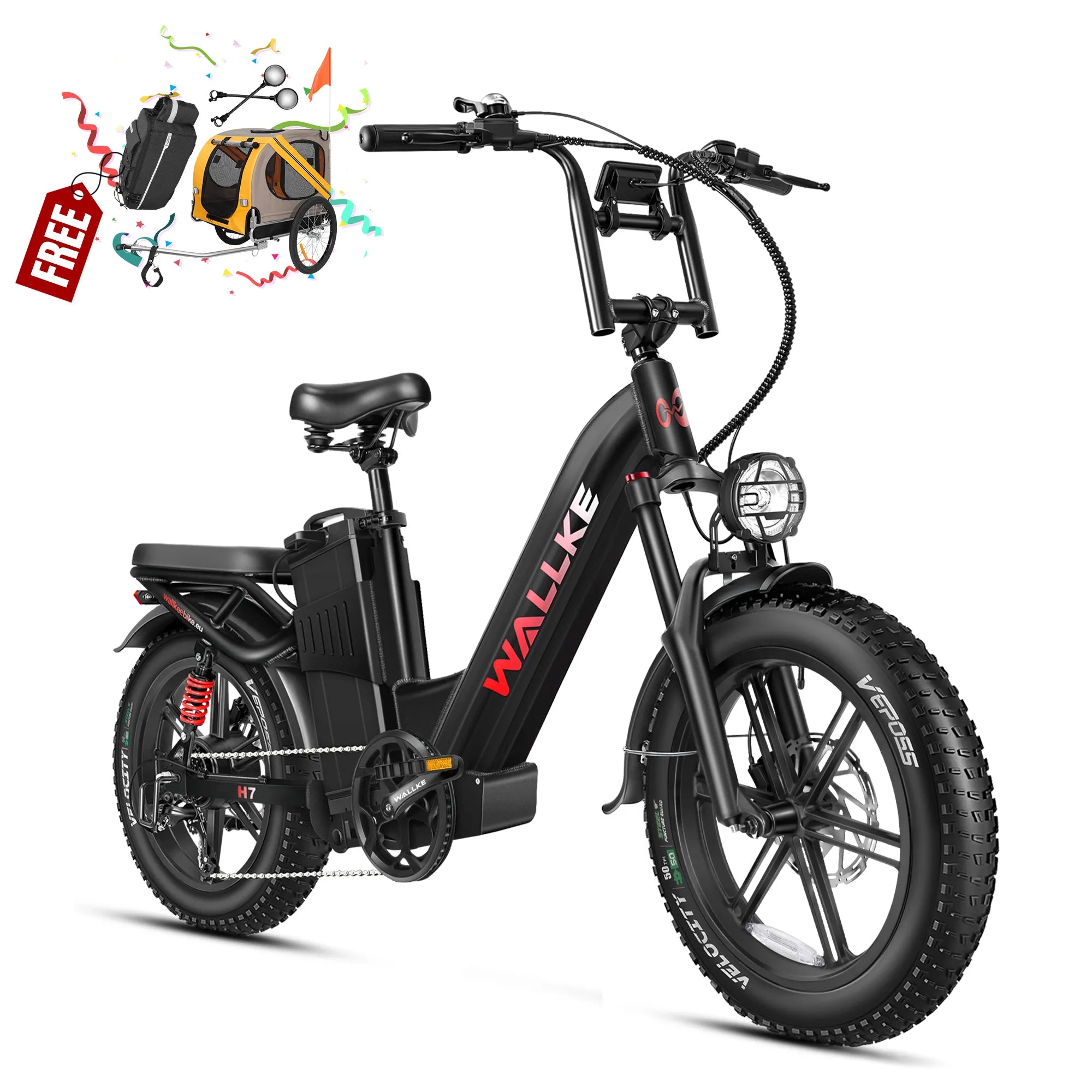 2025 Wallke H7 Step-Thru | 3200W Ebike 40/60Ah Battery
