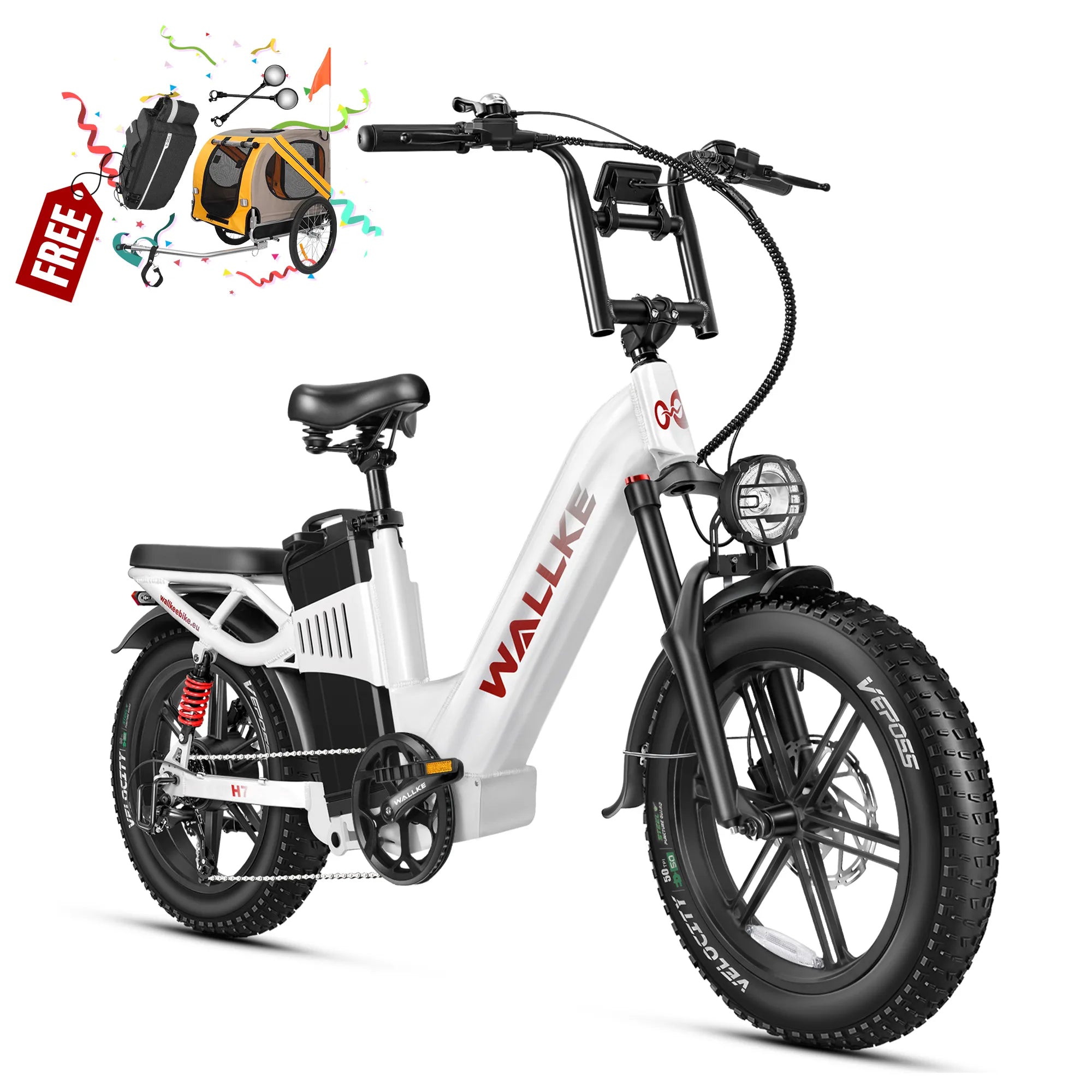 2025 Wallke H7 Step-Thru | 3200W Ebike 40/60Ah Battery
