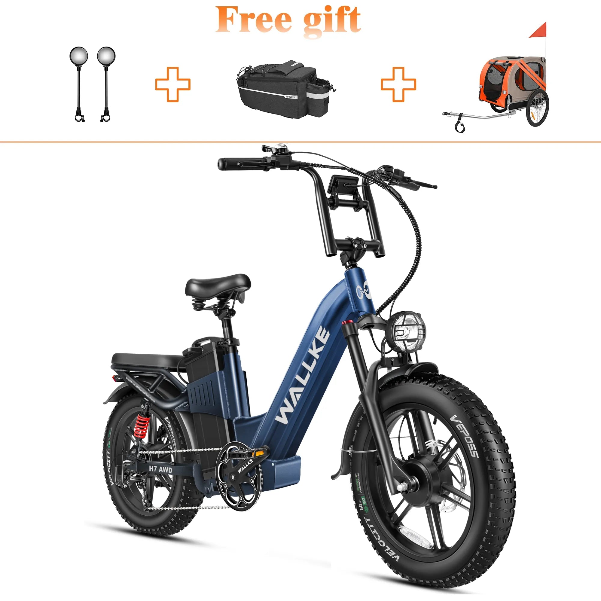 2025 Wallke H7 Step-Thru | 3200W Ebike 40/60Ah Battery