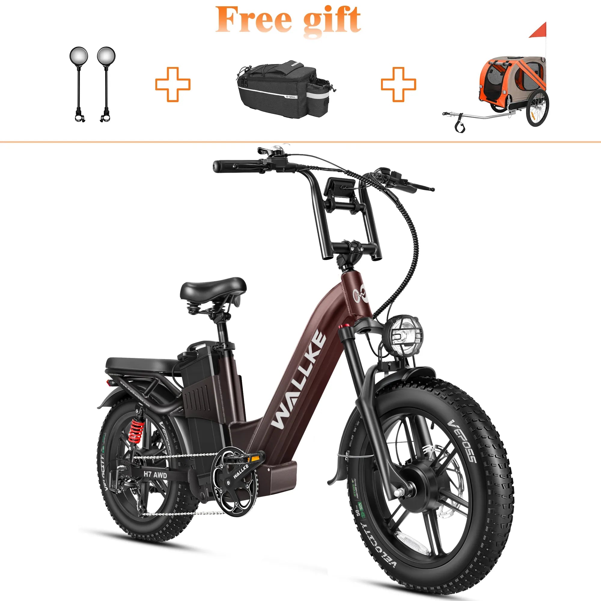 2025 Wallke H7 Step-Thru | 3200W Ebike 40/60Ah Battery