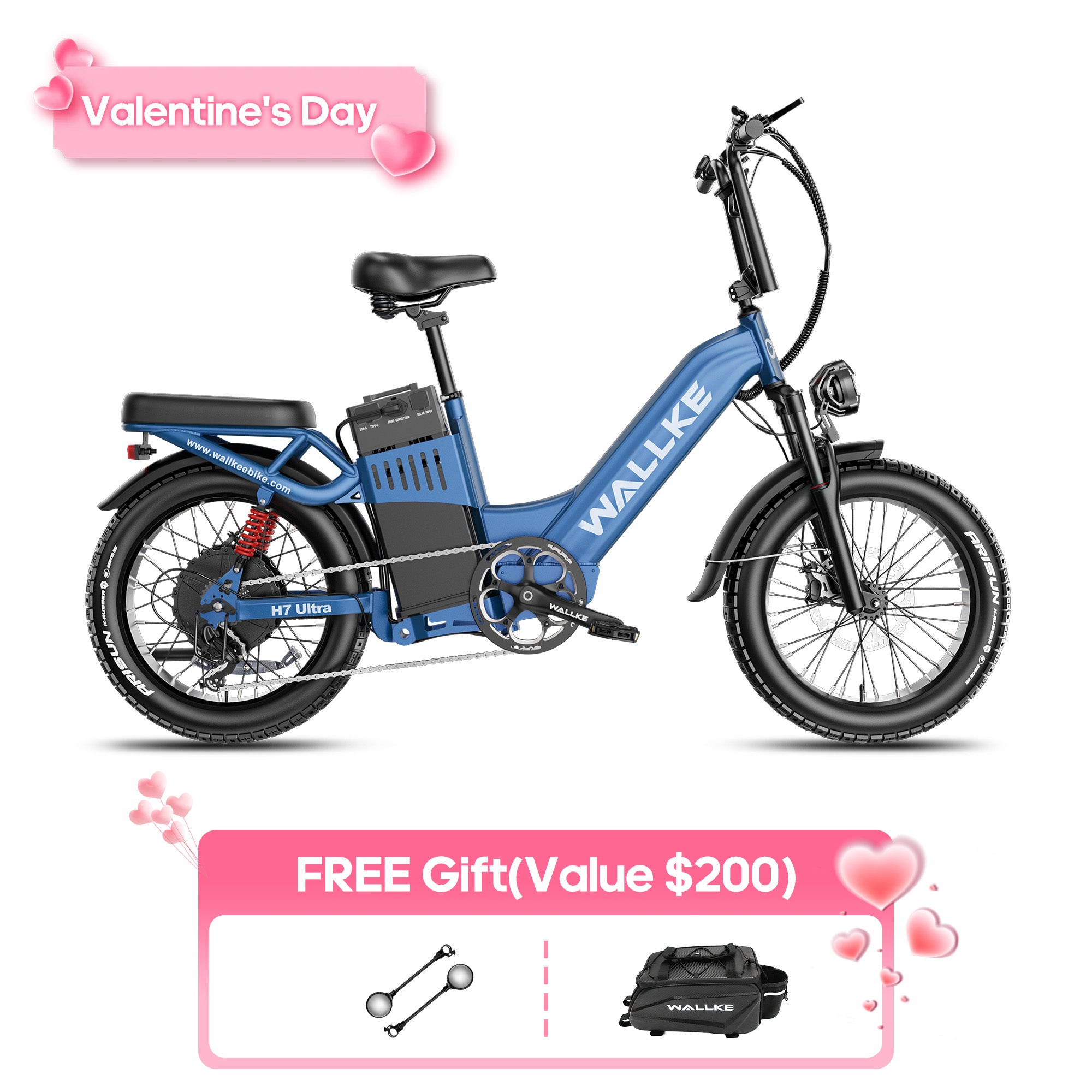 2026 WALLKE H7 Ultra Step-Thru | Off-grid PowerStorage E-Bike