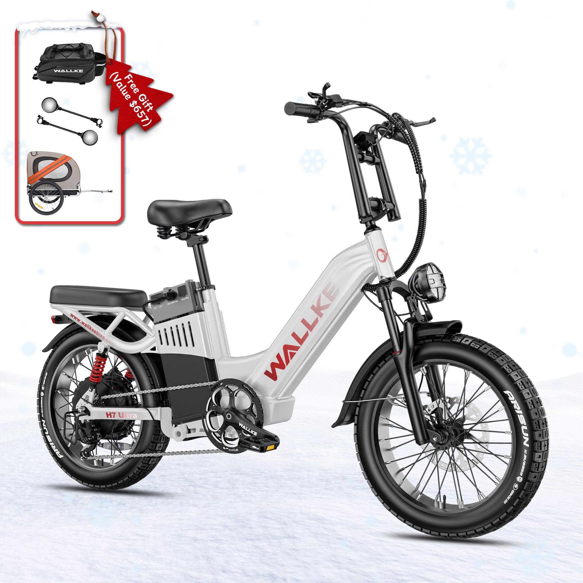 2026 WALLKE H7 Ultra Step-Thru | Off-grid PowerStorage E-Bike