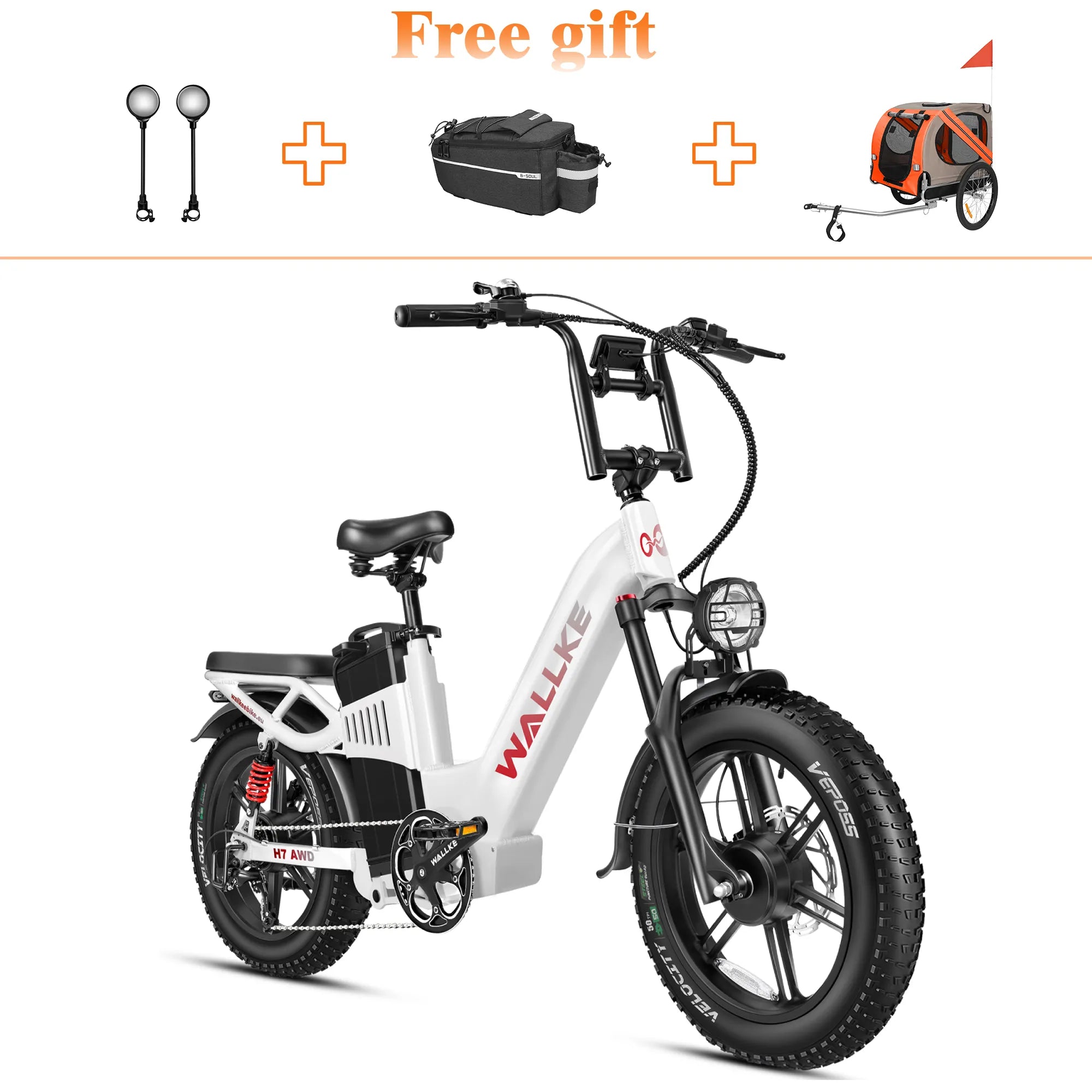 2025 Wallke H7 Step-Thru | 3200W Ebike 40/60Ah Battery