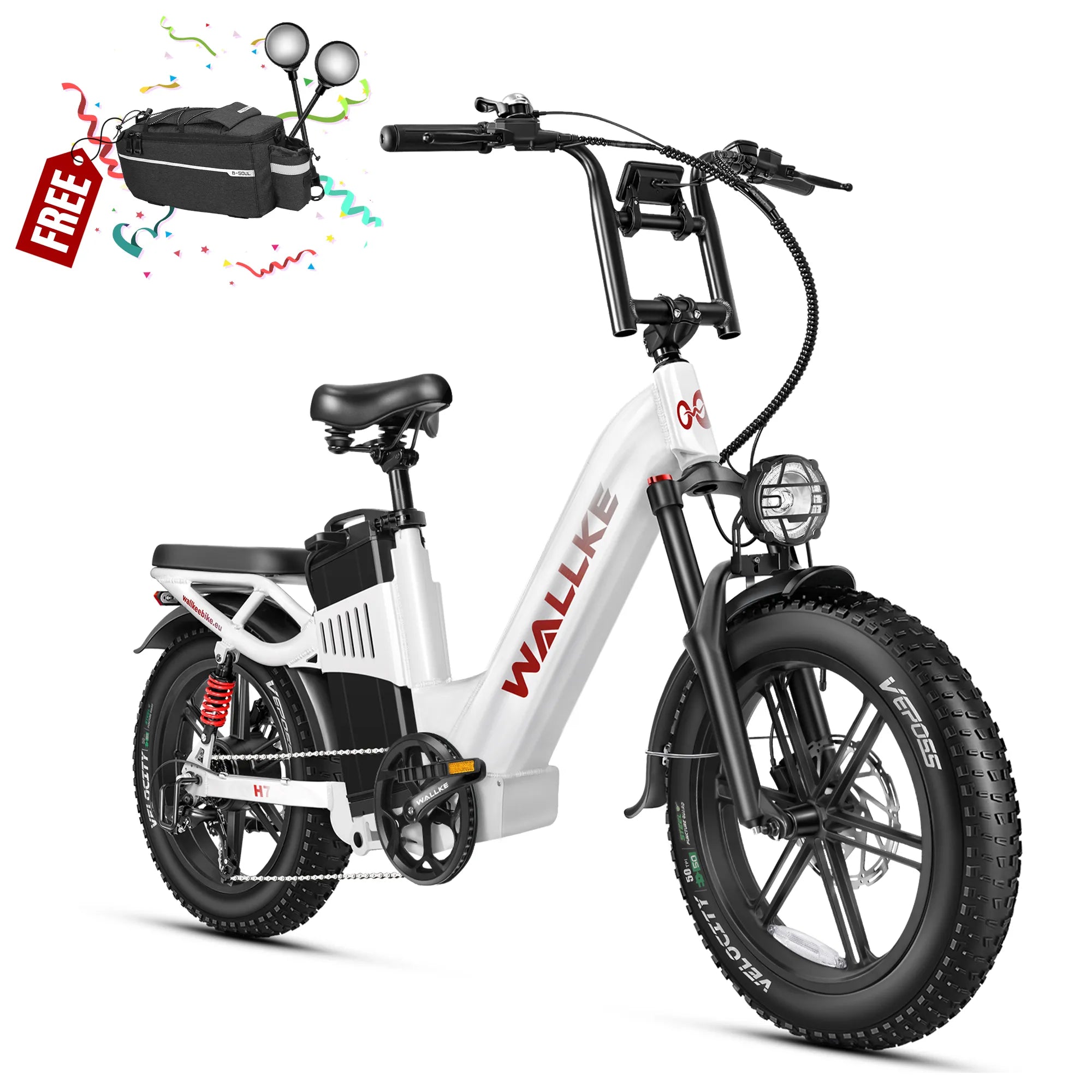 2025 Wallke H7 Step-Thru | 3200W Ebike 40/60Ah Battery
