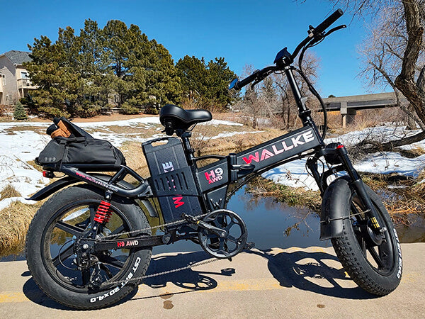 2025 Wallke H9 AWD Folding Ebike | 3200W Folding Ebike 40/60/82Ah Battery