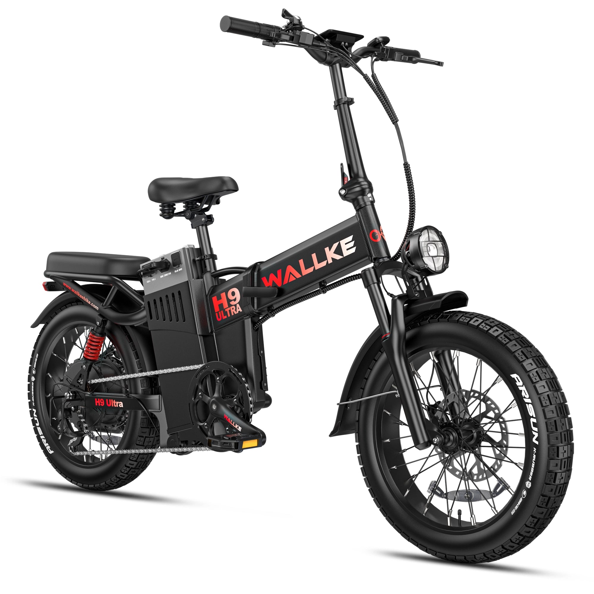 WALLKE H9 Ultra Folding | Off-grid PowerStorage E-Bike