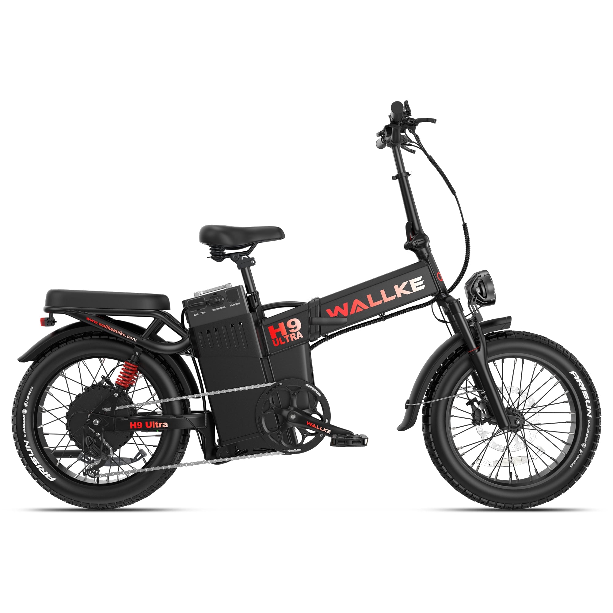 WALLKE H9 Ultra Folding | Off-grid PowerStorage E-Bike