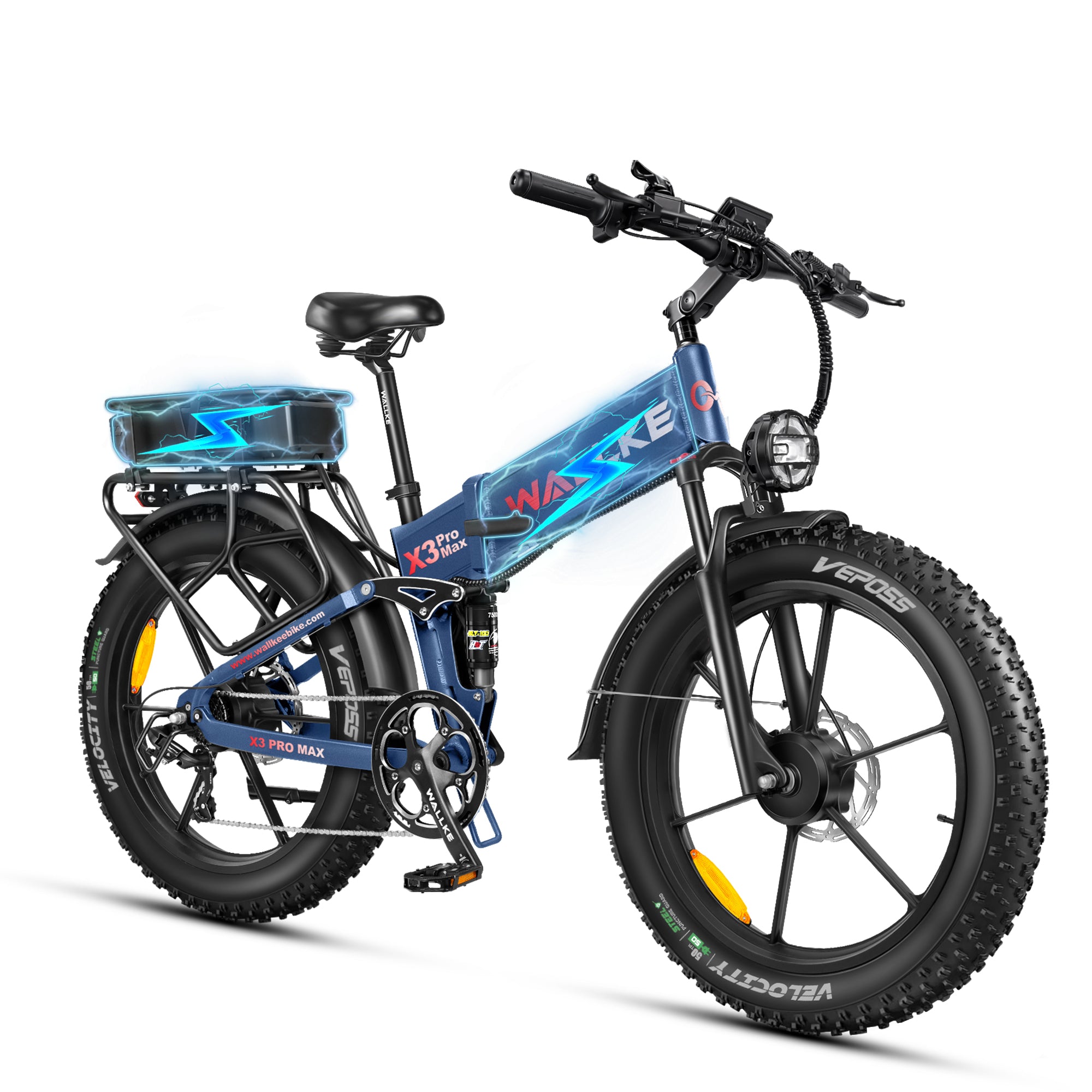 2025 Wallke X3 Series | 2800W Folding Ebike