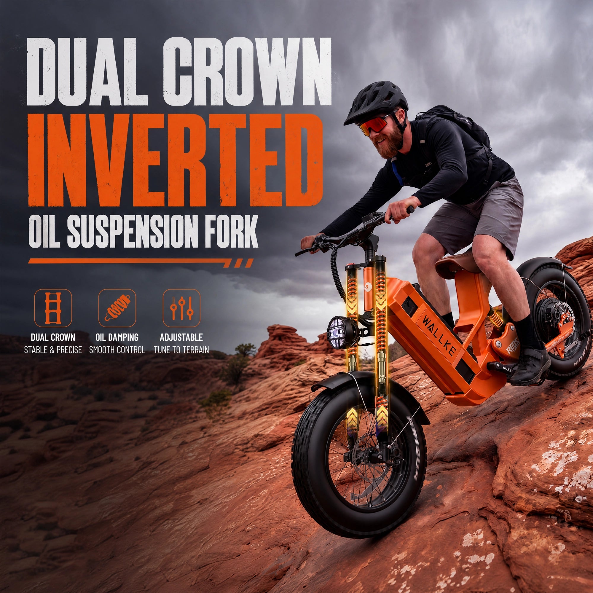 2026 Wallke Ravager 60V Series | 60V 70Ah Long-Range Electric Bike | Up to 180+ Miles | 150Nm Torque