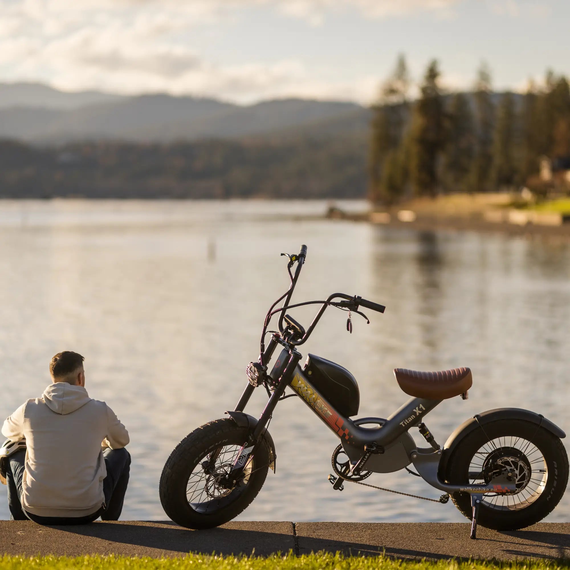 WALLKE Titan X1 Carbon Fiber Frame | 3800W Cruiser Ebike