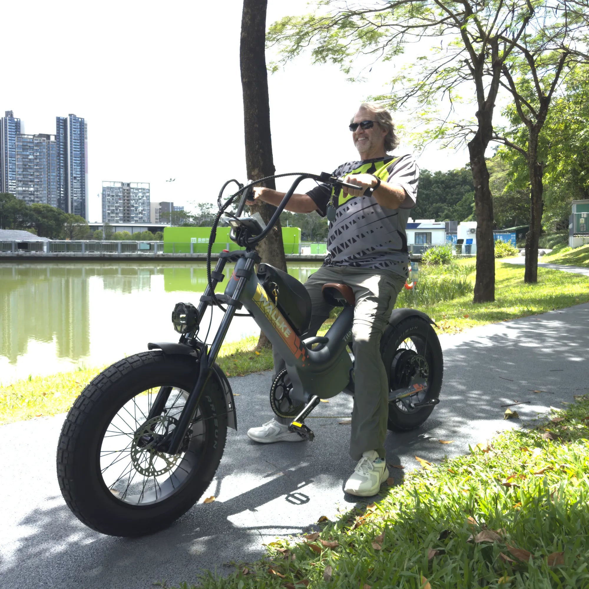 WALLKE Titan X1 Carbon Fiber Frame | 3800W Cruiser Ebike