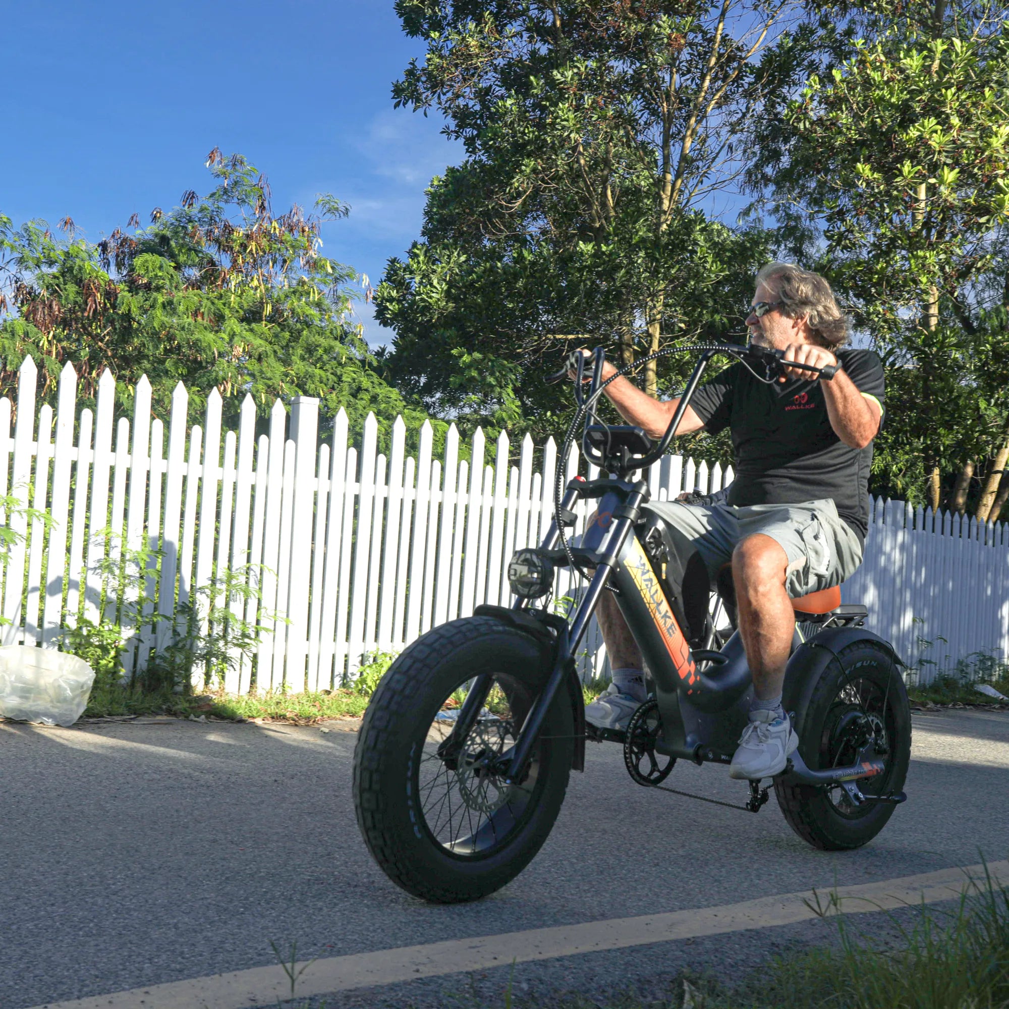 WALLKE Titan X1 Carbon Fiber Frame | 3800W Cruiser Ebike