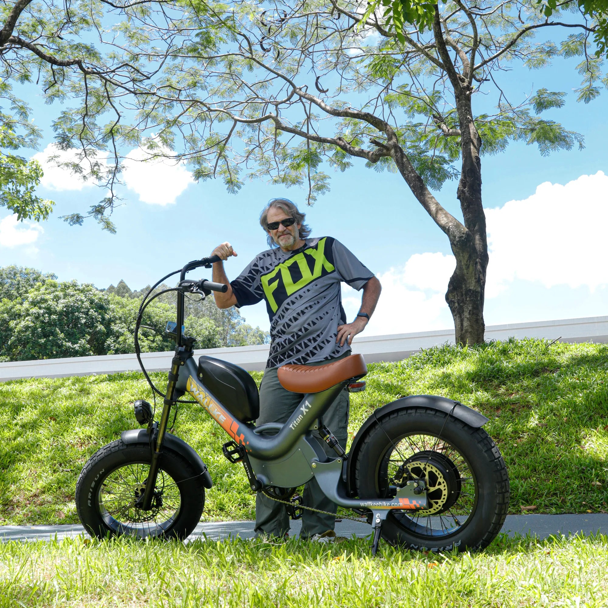 WALLKE Titan X1 Carbon Fiber Frame | 3800W Cruiser Ebike