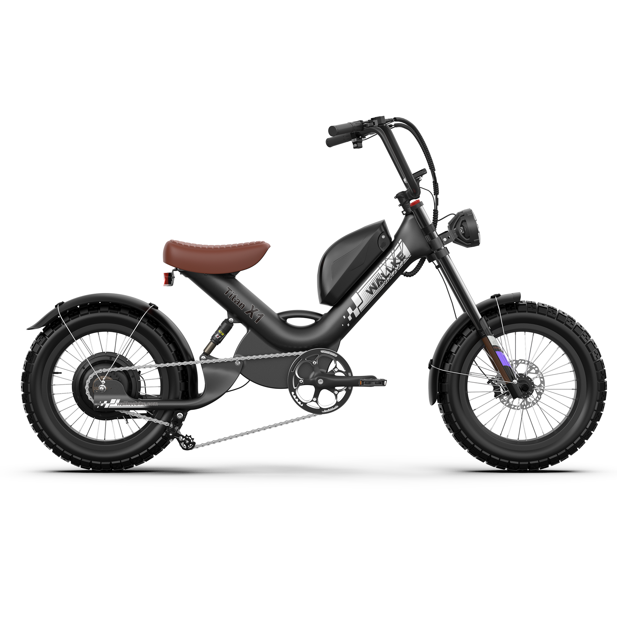 WALLKE Titan X1 Carbon Fiber Frame | 3800W Cruiser Ebike