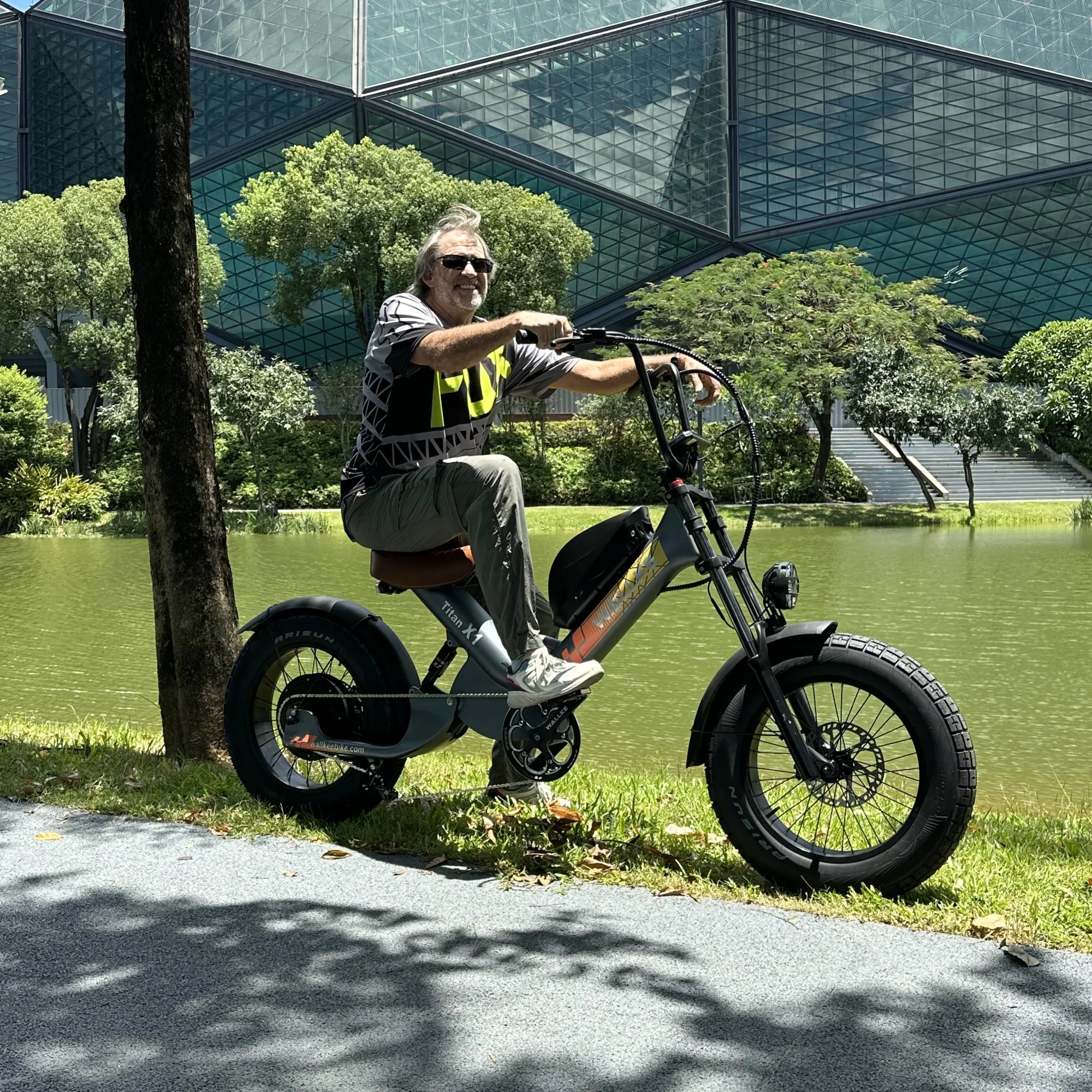 WALLKE Titan X1 Carbon Fiber Frame | 3800W Cruiser Ebike