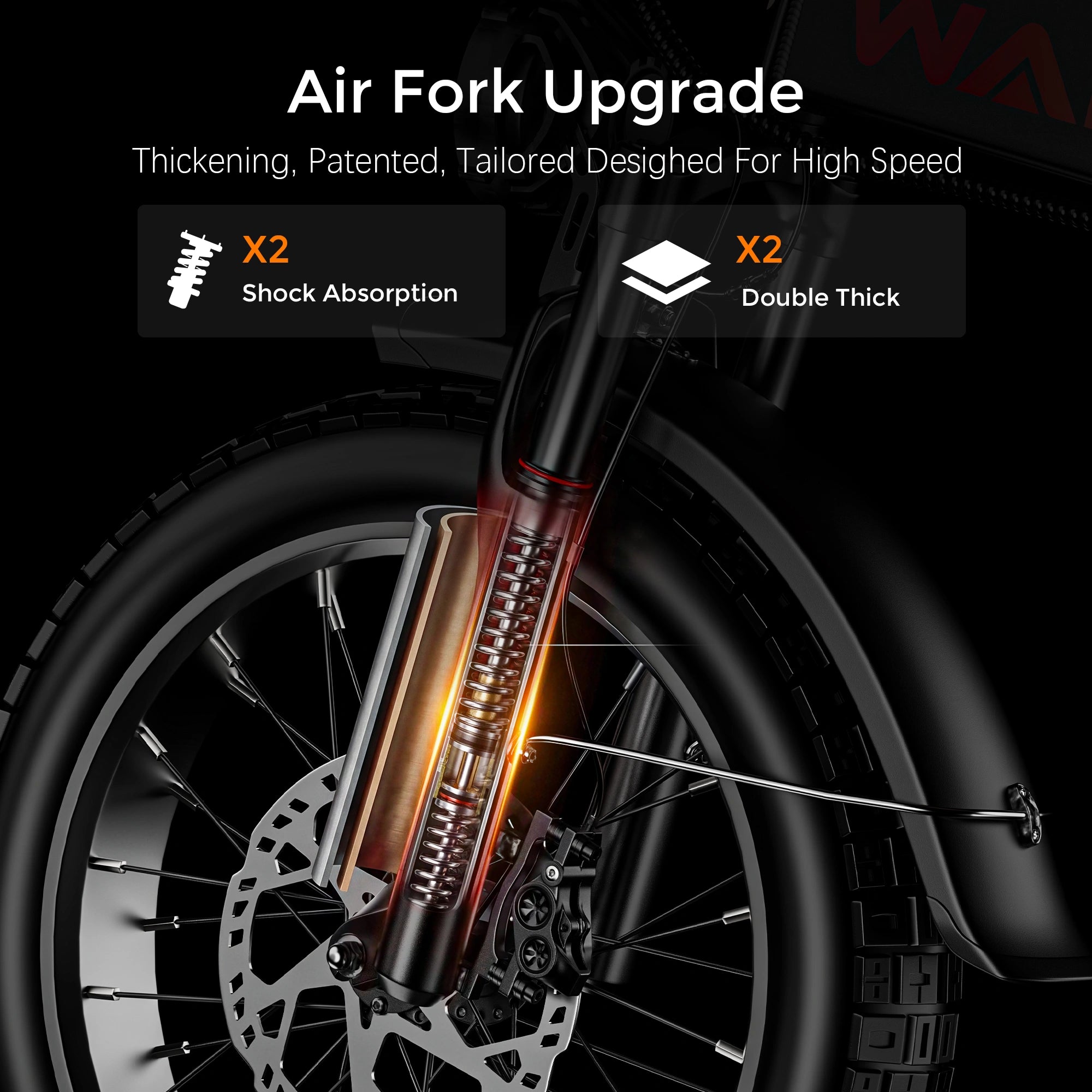 2026 WALLKE H9 Ultra Folding | Off-Grid PowerStorage E-Bike with Torque Sensor, 37mph Speed, 55/77Ah Battery Options