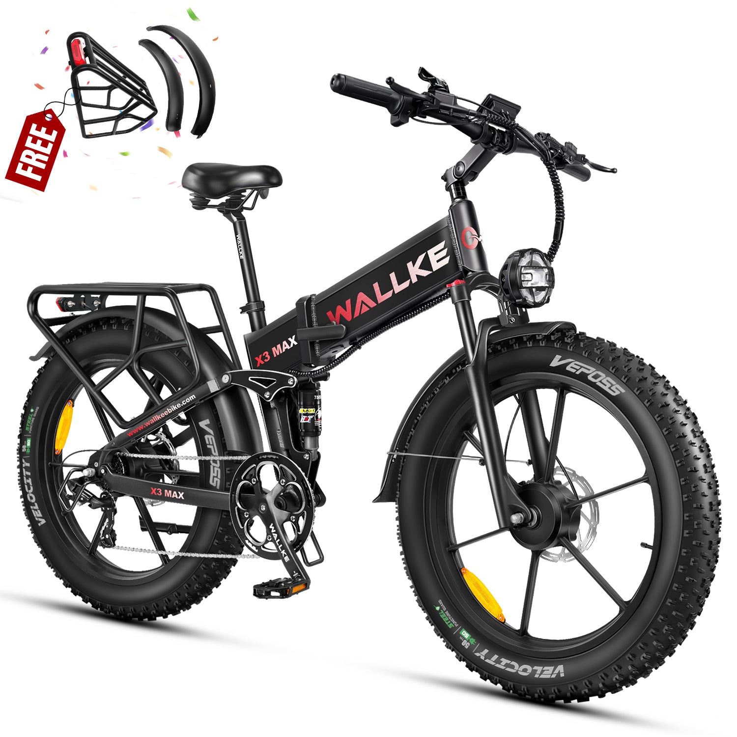 Wallke X3 Max Folding Electric Bike(Canada only)