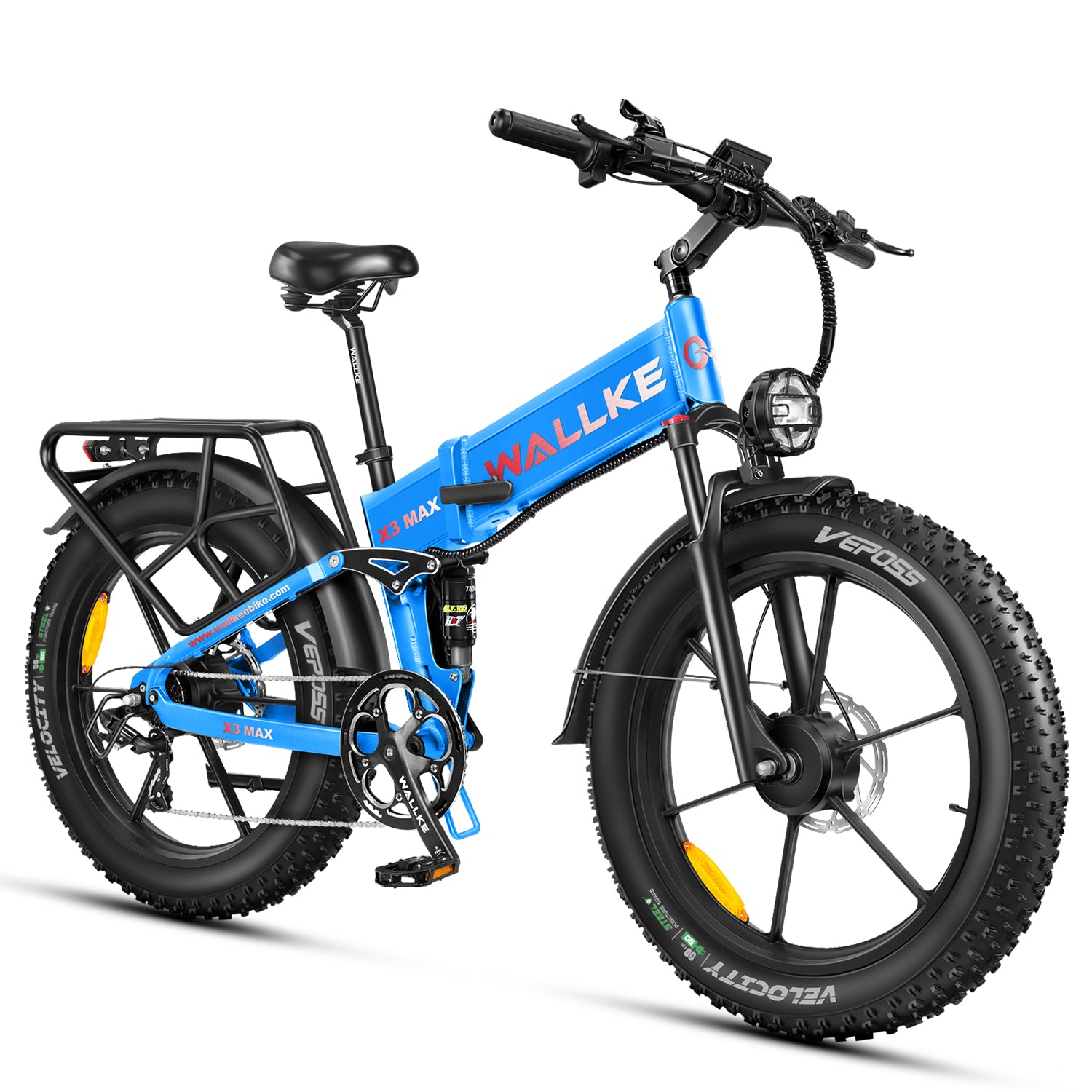2025 Wallke X3 Max Folding 2800W Electric Bike