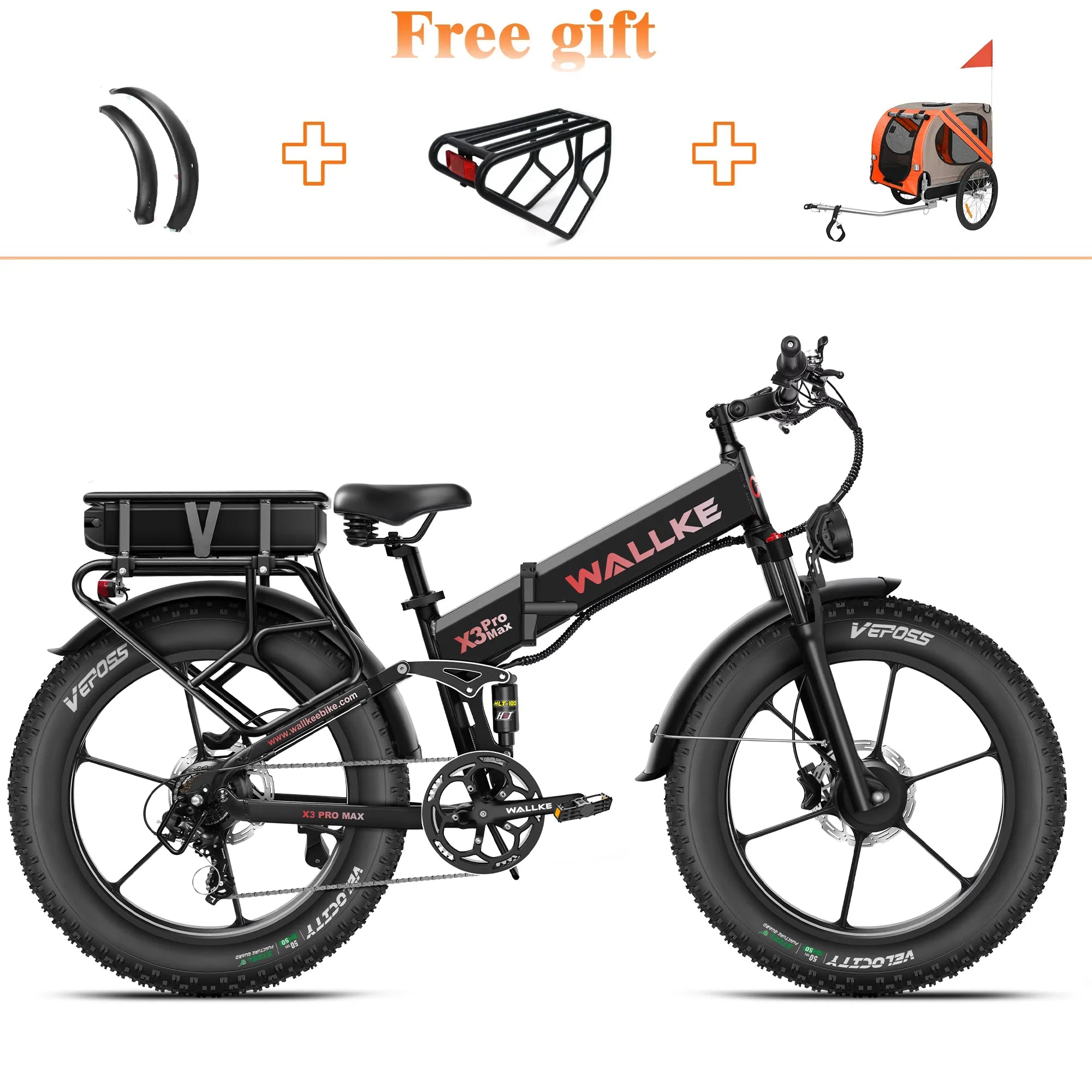 2025 Wallke X3 Pro Max | 2800W Folding Ebike