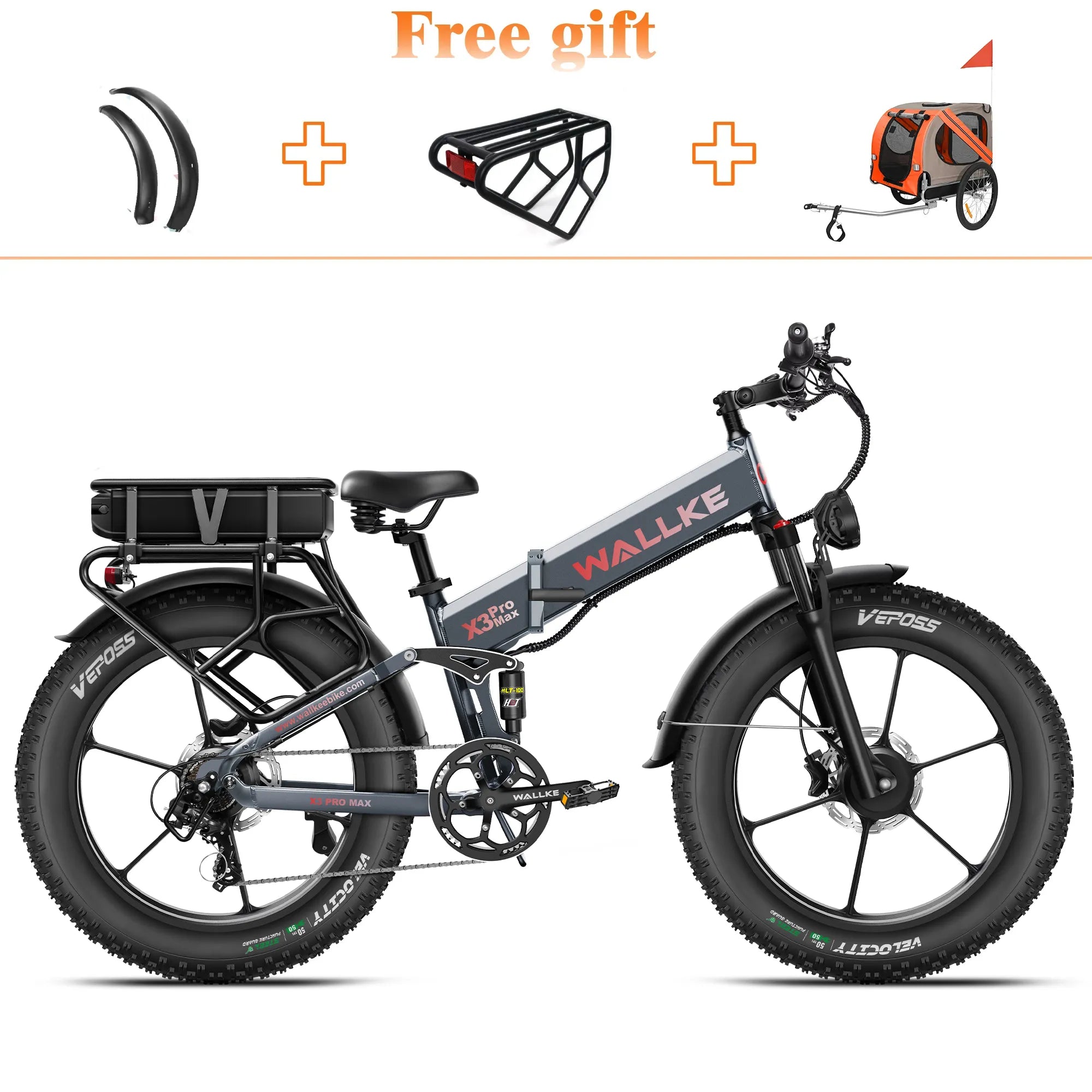 2025 Wallke X3 Pro Max | 2800W Folding Ebike