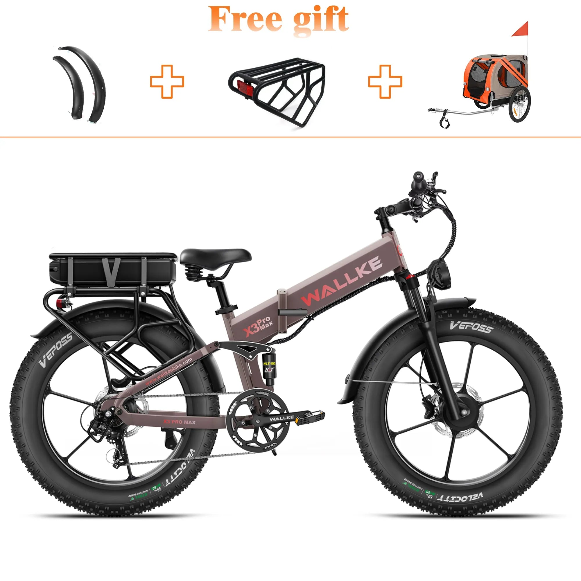 2025 Wallke X3 Pro Max | 2800W Folding Ebike