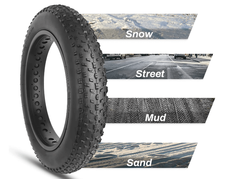 Bike tire/tube size is 20×4.0 inches or 26×4.0 inches, suitable for all models under wallke wallke E-bike H6&wallke E-bike H6S&wallke E-bike H6ST&wallke E-bike H6MAX&wallke E-bike X3 Pro and other models