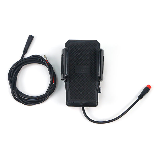 This phone holder is sturdy and secure with convenient tool-free installation. There's an USB ports for charging your phone. suitable for all models under wallke wallke E-bike H6&wallke E-bike H6S&wallke E-bike H6ST&wallke E-bike H6MAX&wallke E-bike X3 Pro and other models