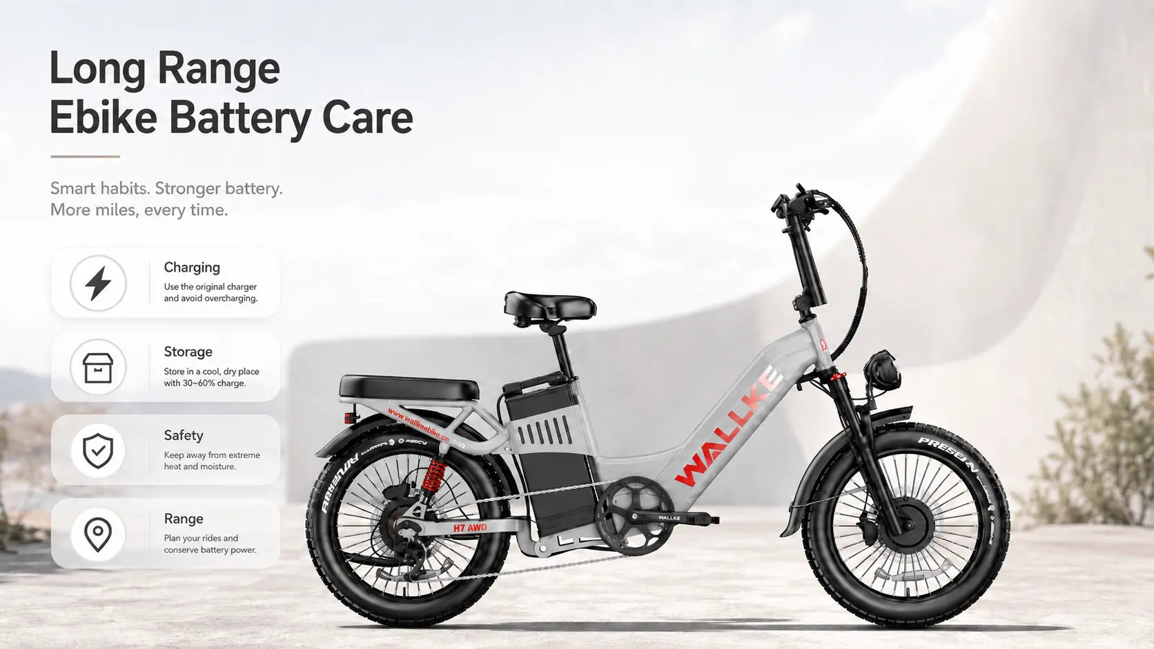 Long Range Ebike Battery Care: Charging, Storage, and Range Tips