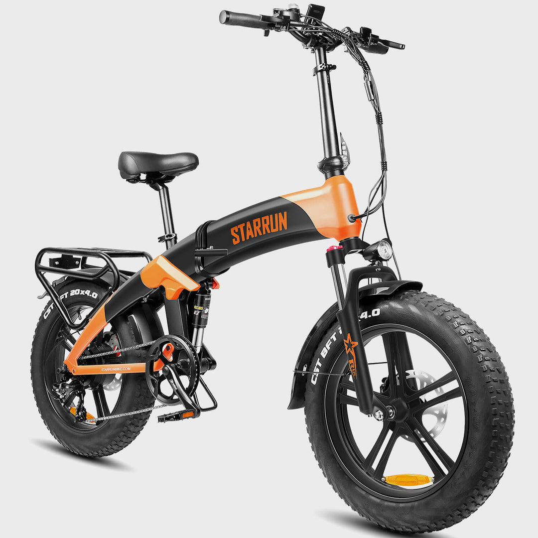 The wallke S20 electric bike is equipped with a powerful 750W motor and can reach a top speed of 28MPH. The S20 electric bike can easily conquer hills over 30°