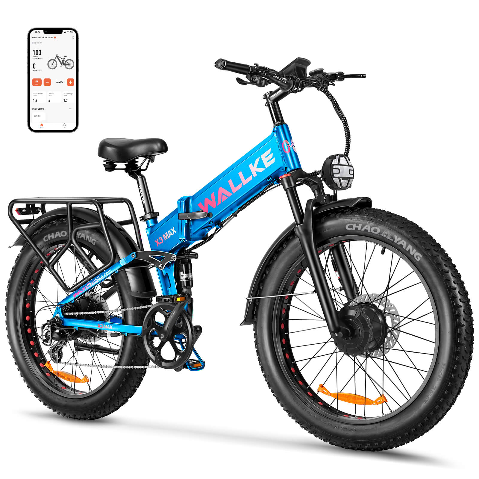 2024-X3AWD-Electric-Bike-Blue