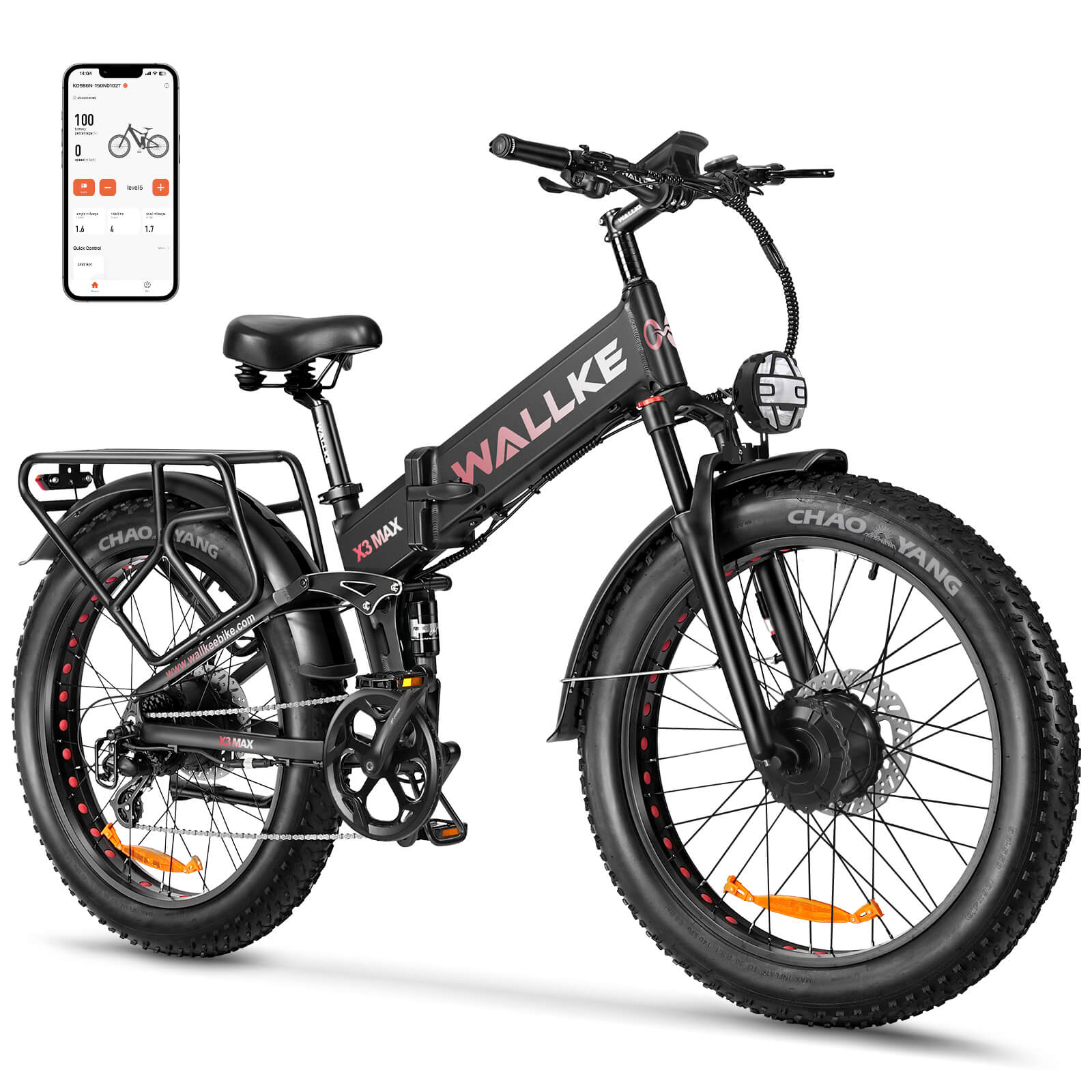 26 inch wheel clearance folding electric bike