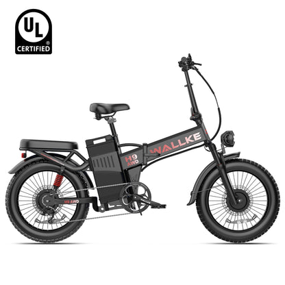 2026 Wallke H9 AWD | 3200W Folding Ebike 40Ah Battery