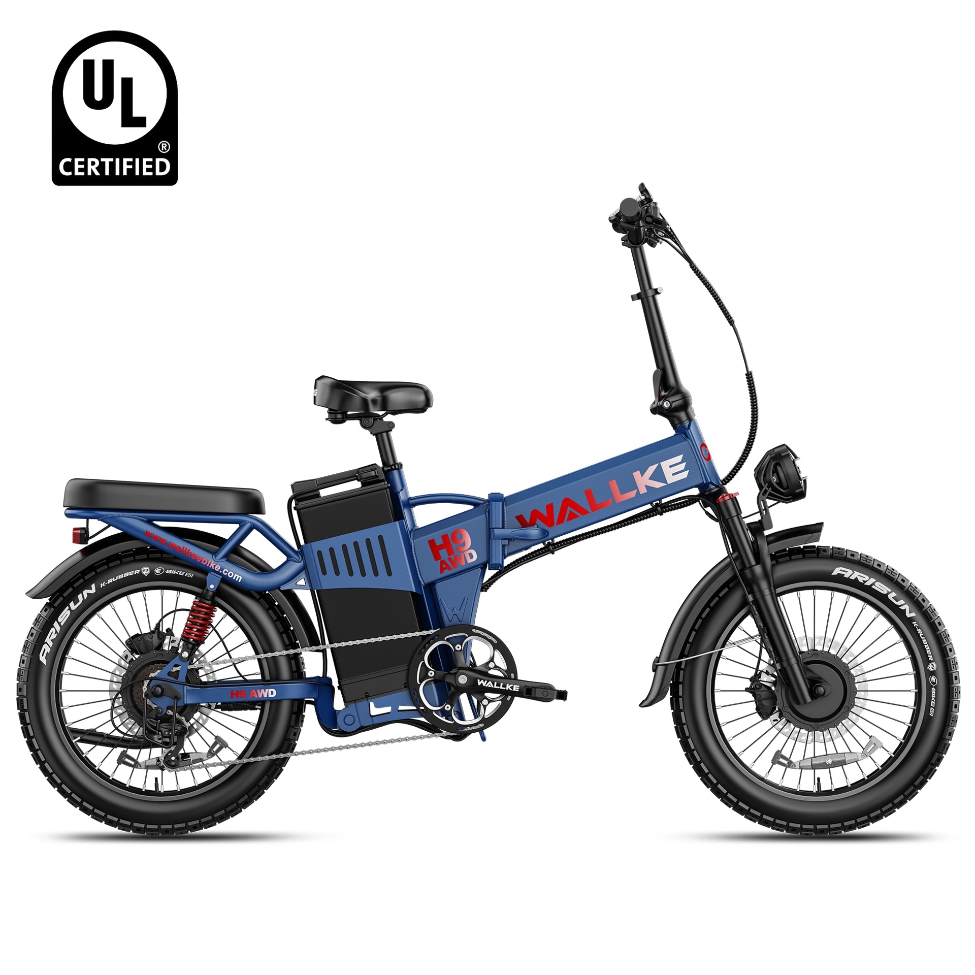 electric bicycle ebike Wallke H9 82Ah AWD Ebike