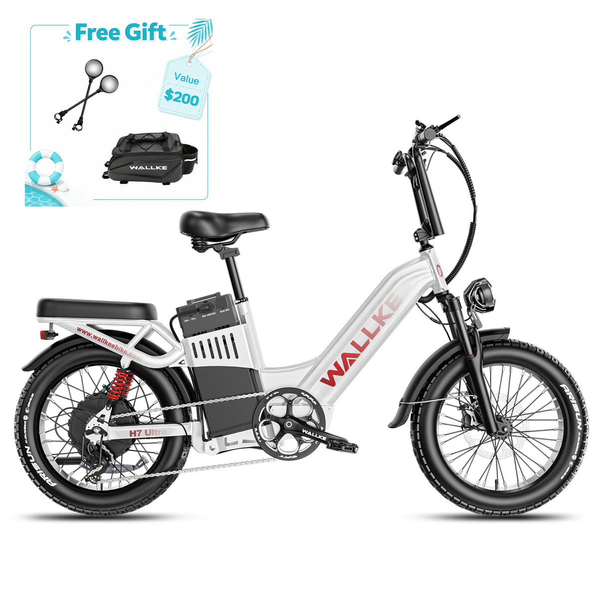 Wallke H7 Ultra long range step-through electric bike