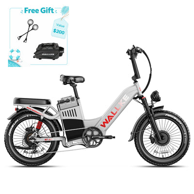 WALLKE H7 Series | AWD Step-Thru 3200W Ebike 40/55Ah Battery