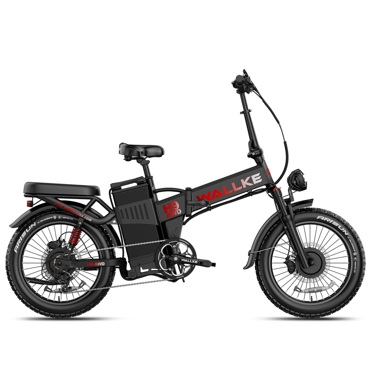 Wallke H9 AWD folding affordable electric bike
