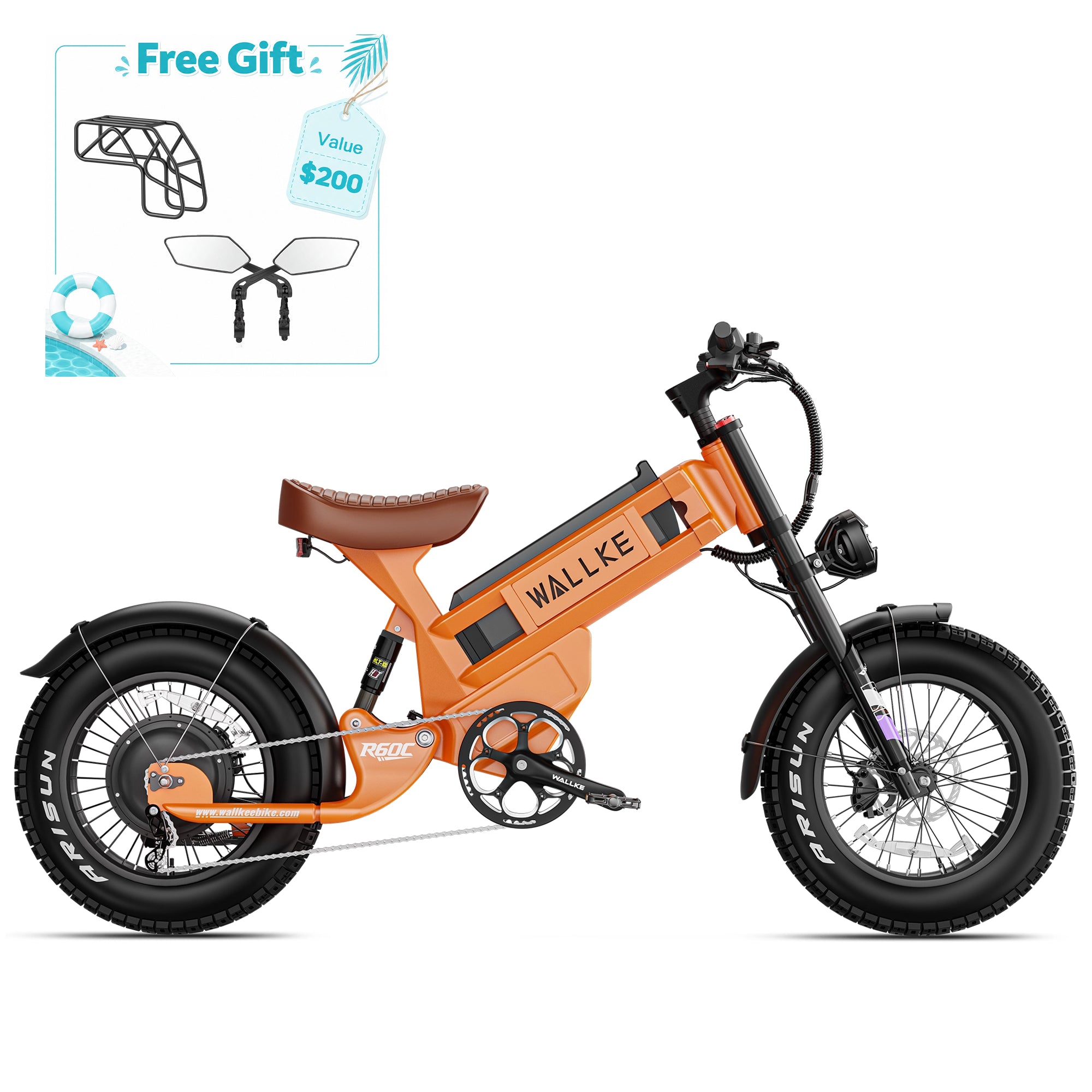 2026 Wallke Ravager 60V Series | 60V 70Ah Long-Range Electric Bike | Up to 180+ Miles | 150Nm Torque