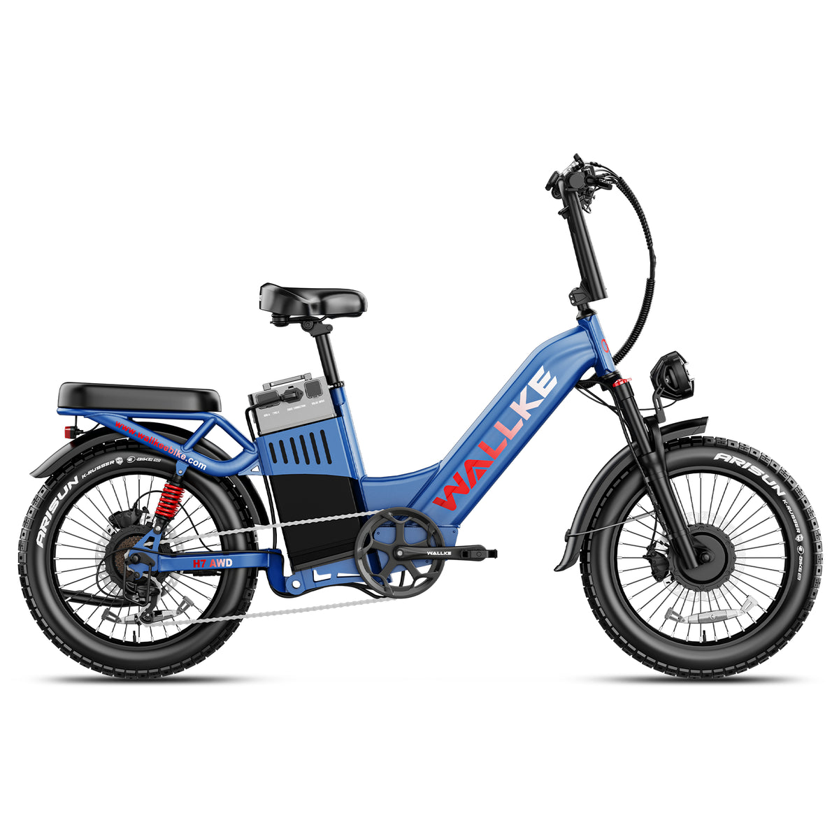 2026 WALLKE H7 Ultra Step-Thru | Off-Grid Power Station E-Bike with Torque Sensor, 37mph Speed