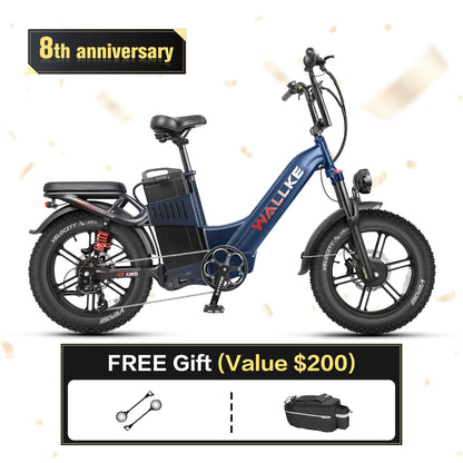 2025 Wallke H7 Step-Thru | 3200W Ebike 40/60Ah Battery