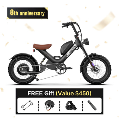 WALLKE Titan X1 Carbon Fiber Frame | 3800W Cruiser Ebike