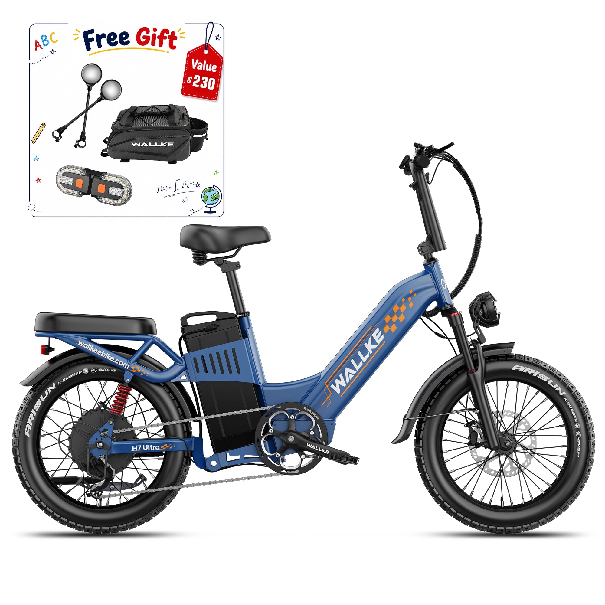 2026 Wallke H7 Step-Thru | 3200W Ebike 40/55Ah Battery