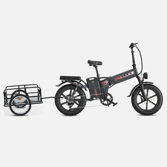 wallke H6 MAX E-bike Ultra-long-distance battery life, powerful (1600W peak) motor, making climbing easy