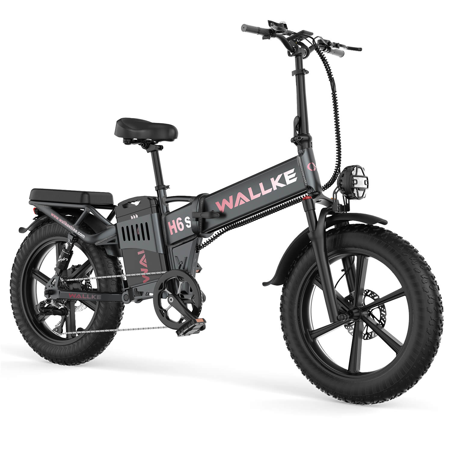 Wallke E-bike H6 MAX has a cruising range of 120-200 miles, a long-distance electric bicycle, bringing more convenience to your travel