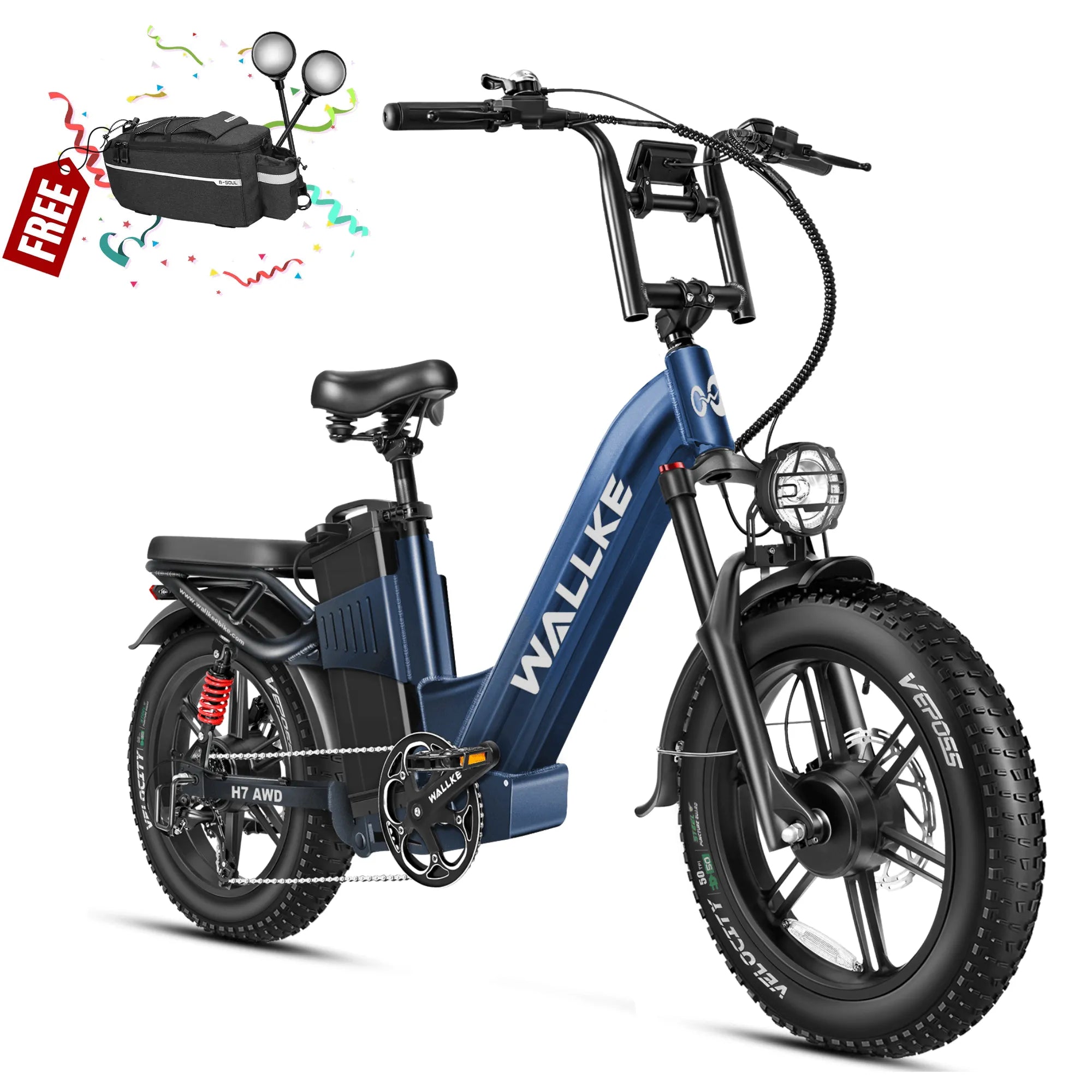 2025 Wallke H7 Step-Thru | 3200W Ebike 40/60Ah Battery